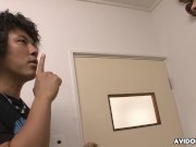 Japanese brunette, Saki Aiba is often pleasing various men, uncensored 10/16