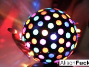 Sexy big boobed disco ball babe Alison Tyler 10/16