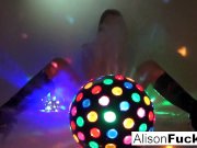 Sexy big boobed disco ball babe Alison Tyler 15/16