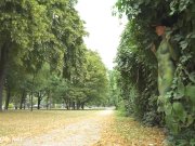 Invisible nakedness in the city. Body Art with public nude by Jeny Smith 9/16