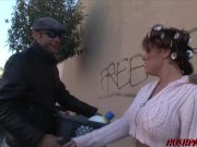 British wife Jordan picked up and fucks hard monster cock 3/16