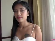 Skinny Asian babe fucked and creampied 4/16