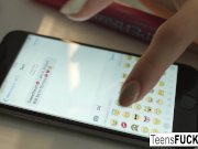 Blonde cutie Jenny welcomes her man home with anal 2/16