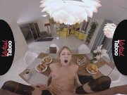 VIRTUAL TABOO - Slutty Blonde Fucks Stepbrother Behind Friend's Back 16/16