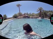 VRHUSH Veronica Valentine fucked after a swim in the pool 4/16