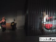 Watch Brooke Brand Banner be both the Cop and the Inmate 2/16