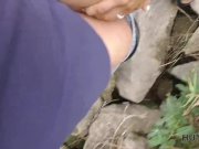 HUNT4K. Couple needs cash so why brunette gets dirty in the park 11/16