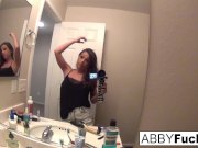 Abigail walks around the house then plays with her pussy 3/16