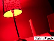 Hot Dahlia plays with her favorite sex toy 16/16