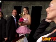 Clergy Stacey Saran Seduces Two Men into Orgy with Jeny Baby and Kaia Kane 5/16