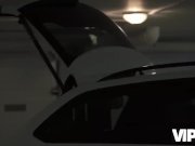 VIP4K. Fat bald dad makes teen cutie the happiest girl in the world 1/16