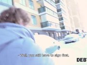 Debt4k. Collector bangs teen Calibri Angel sweetie who needs to money 6/16