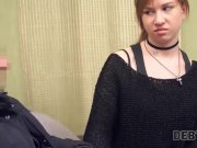 Debt4k. Collector visits teen girl Alice Klay and fucks her perfectly shave 11/16