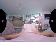 18VR Step Sisters Adele And Marilyn Seduce And Fuck Their Step Uncle 1/16