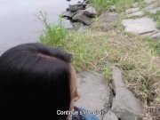 HUNT4K. Cuckold observa como su novia Liliane folla por dinero en el parque 14/16