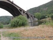 HUNT4K. Cuckold observa como su novia Liliane folla por dinero en el parque 9/16