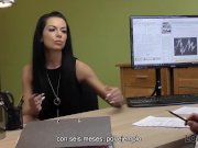 LOAN4K. La morena de pelo largo Inga Devil llega a una 7/16