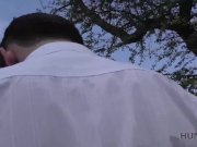 HUNT4K. Man invites couple to his place and fucks teen Shanie Ryan for cash 8/16