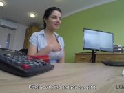 LOAN4K. Modest brunette Alex Black has dirty sex for cash in the loan agenc 8/16