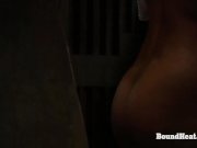 No Escape 2: Gagged And Tied Lesbian Slave Screams From Whipping 13/16