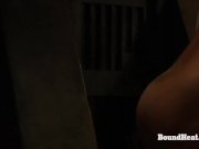 No Escape 2: Gagged And Tied Lesbian Slave Screams From Whipping 15/16