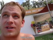 HUNT4K. Hunter meets Susan Ayn on public beach 5/16