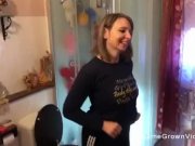 Busty wife gets bent over and fucked by a big cock 2/16