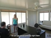 LOAN4K. Man grabs camera and organizes porn casting in loan agency 6/16