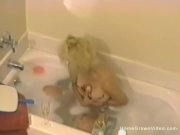 Amateur blonde mature fucks herself with a toy 6/16