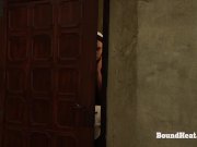 Submission of Sophie: Voyeur Lesbian Maid Can't Stop Peeking Through Door 2/16