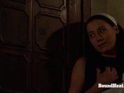 Submission of Sophie: Voyeur Lesbian Maid Can't Stop Peeking Through Door 9/16