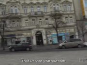 HUNT4K. Busty brunette Jocelyne Z gets her shaved cunt fucked for cash 2/16