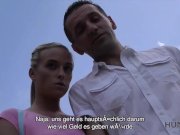 HUNT4K. Mann ladt Paar zu seinem Platz ein und fickt jugendlich Shanie Ryan 7/16