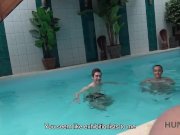 HUNT4K. Cash turns dark-haired lassie Anna Rose on so she services stranger 1/16