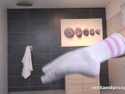 Alt Babe Plays With Piss 10/16