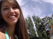 HUNT4K. Cash makes pretty babe Susan Ayn ready for blowjob and anal in park 3/16