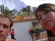 HUNT4K. Cash makes pretty babe Susan Ayn ready for blowjob and anal in park 4/16