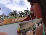 HUNT4K. Cash makes pretty babe Susan Ayn ready for blowjob and anal in park 5/16