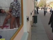 rough anal at public shopping street 11/16