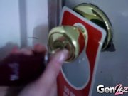 GenLez - Lesbian Teens Alice March n Rilee Marks Get Steamy in the Bathtub 1/16