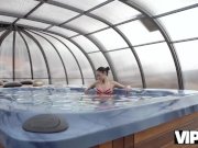 VIP4K. Daddy and Angie Moon have 25 years difference and have hot sex 1/16