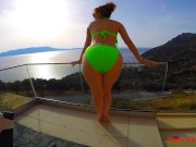 Sexy redhead mature RedXXX poolside blowjob 12/16