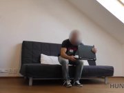 HUNT4K. Chick Angella Christin satisfies hunter to the full  6/16