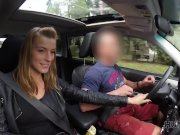 HUNT4K. Cuckold allows blonde girl Victoria Daniels touch strangers dick 6/16