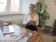 MyDirtyHobby - Teen intern fucks her coworker in the office 2/16