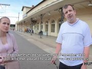 HUNT4K. Man watches how his lassie sucks strangers dick for cash 5/16