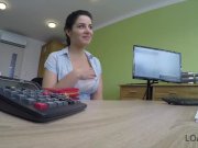 LOAN4K. Alex Black gives loan agent her juicy pussy for hard 10/16