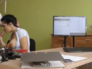 LOAN4K. Alex Black gives loan agent her juicy pussy for hard 12/16