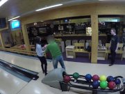 HUNT4K. Couple is tired of bowling, guy wants money, Ornella Morgen 3/16