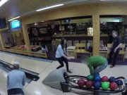 HUNT4K. Couple is tired of bowling, guy wants money, Ornella Morgen 4/16